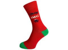 Max Vianočné bavlnené ponožky MXZ vel. 39-42
