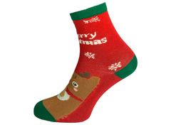 Max Vianočné bavlnené ponožky SBK veľ. 28-31
