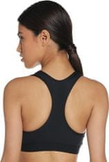Nike Swoosh Sports Bra pre ženy, XL, Športová podprsenka, Black/White, Čierna, BV3900-010