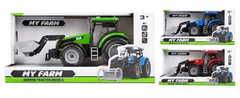 Euro-Trade Traktor My Farm s nakladačom alebo radlicou efekty 26cm