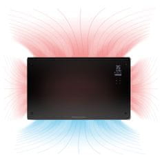 ProfiCare GKH 3119 sklenený konvektor čierny