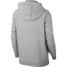 Nike Sportswear Essential Full Zip Fleece Hoodie pre ženy, M, Mikina na zips, Dark Grey Heather/White, Sivá, BV4122-063