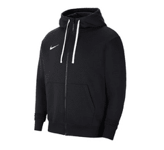 Nike Park Fleece Full Zip Hoodie pre mužov, XL, Mikina na zips, Black/White, Čierna, CW6887-010