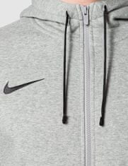 Nike Park Fleece Full Zip Hoodie pre mužov, 2XL, Mikina na zips, Dark Grey Heather/Black, Sivá, CW6887-063
