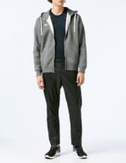 Nike Park Fleece Full Zip Hoodie pre mužov, XL, Mikina na zips, Charcoal Heather/White, Sivá, CW6887-071