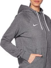 Nike Park Fleece Full Zip Hoodie pre ženy, M, Mikina na zips, Charcoal Heather/White, Sivá, CW6955-071