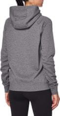 Nike Park Fleece Full Zip Hoodie pre ženy, M, Mikina na zips, Charcoal Heather/White, Sivá, CW6955-071