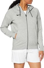 Nike Park Fleece Full Zip Hoodie pre ženy, L, Mikina na zips, Dark Grey Heather/Black, Sivá, CW6955-063