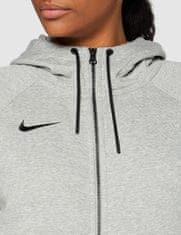 Nike Park Fleece Full Zip Hoodie pre ženy, L, Mikina na zips, Dark Grey Heather/Black, Sivá, CW6955-063