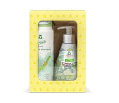 Frosch Súprava darčeková Frosch EKO, sprchovací gél/šampón + mydlo, žltá, detská, 2x 300 ml