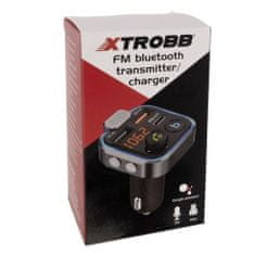 Xtrobb 22355 FM Bluetooth nabíjačka 12/24 V čierna