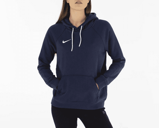 Nike Park Fleece Hoody pre ženy, L, Mikina, Obsidian Blue/White, Modrá, CW6957-451