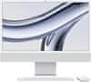 Apple iMac 24" 4,5K Retina /M3 8-core/8GB/256GB SSD/10-core GPU (MQRJ3SL/A), strieborná
