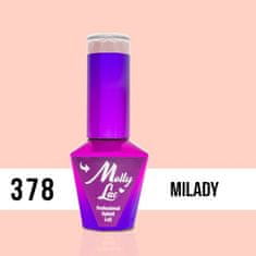 MollyLac 378. MOLLY LAC gél lak - GIRL Milady 5ml