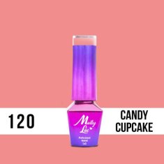 MollyLac 120. MOLLY LAC gél lak - Candy Cupcake 5ML