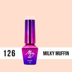 MollyLac 126. MOLLY LAC gél lak - Milky Muffin 5ML