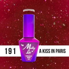 MollyLac 191. MOLLY LAC gél lak - A KISS IN PARIS 5 ml