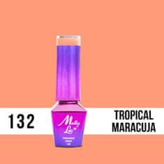 MollyLac 132. MOLLY LAC gél lak - Tropical Maracuja 5ML