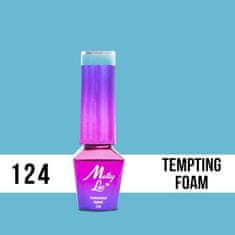 MollyLac 124. MOLLY LAC gél lak - Tempting Foam 5ML