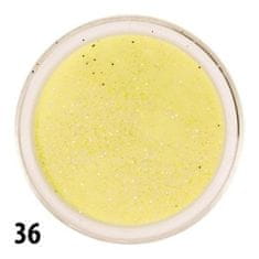 Allepaznokcie Akrylový prášok žltý 36
