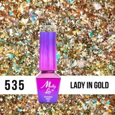 MollyLac 535. MOLLY LAC gél lak Luxury - Lady in Gold