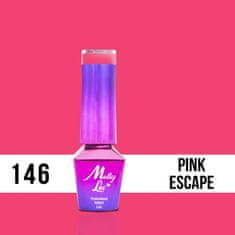 MollyLac 146. MOLLY LAC gél lak - Flamingo Pink Escape 5ML