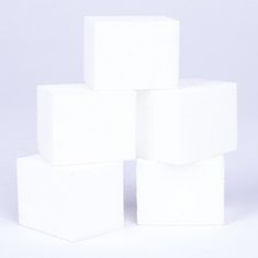 Allepaznokcie Brúsny blok malá kocka - biela 100/100