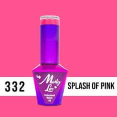 MollyLac 332. MOLLY LAC gél lak Splash Of Pink 5ml