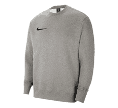 Nike Park Fleece Sweatshirt pre mužov, M, Mikina, Sveter, Dark Grey Heather/Black, Sivá, CW6902-063