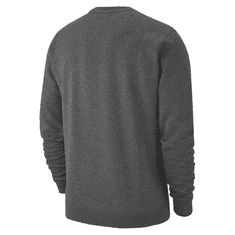 Nike Park Fleece Sweatshirt pre mužov, L, Mikina, Sveter, Charcoal Heather/White, Sivá, CW6902-071