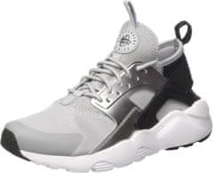 Nike AIR HUARACHE RUN ULTRA GS SHOES pre deti, 38.5 EU, US6Y, Tenisky, Black/Wolf Grey/Silver White, Sivá, 847568-009