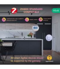 Nous Nous E6 LCD Zigbee Smart Teplotný a Vlhkostný Senzor