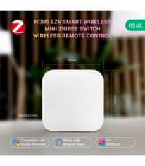 Nous Nous LZ4 Zigbee Smart Bezdrôtové Mini Tlačidlo