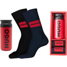 Hugo Boss Pánska darčeková sada HUGO - ponožky a termoska 50502012-960 (Veľkosť 40-46)