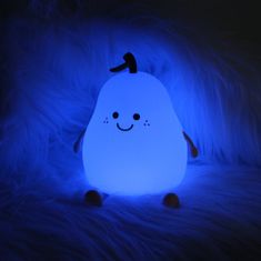 MG Lucky Pear RGB bezdrôtová nočná lampa, biela