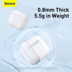 BASEUS Airpods 3 case Super thin silicone biela (WIAPPOD-CBZ02)
