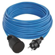 EMOS Silikónový predlžovací kábel s 1 zásuvkou PURPURO 20 m modrý