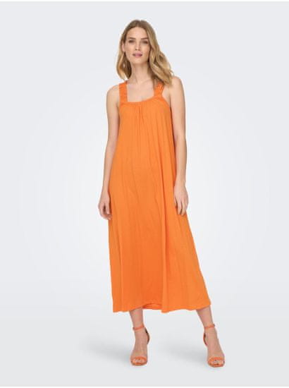 ONLY Oranžové dámske šaty ONLY May