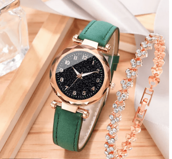 Flor de Cristal Angela - set hodinky a náramok