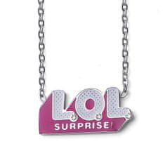 L.O.L. Surprise! Štýlový dievčenský náhrdelník Logo s kryštálmi L1012STLOL