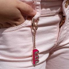 L.O.L. Surprise! Oceľový dievčenský prívesok na kľúče s kryštálmi LOL Logo L5010STLOL