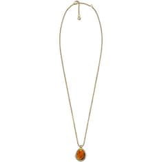Skagen Elegantný pozlátený náhrdelník Sea Glass Honey SKJ1736710