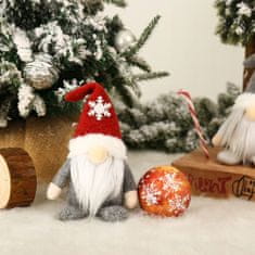 MUVU Veľká sada vianočných škriatkov, sada 5 kusov, vianočné ozdoby, elf, škriatok