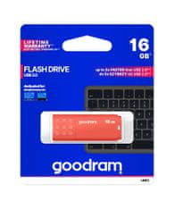 GoodRam USB 3.0 Pendrive UME3 16 GB oranžová TGD-UME30160O0R11