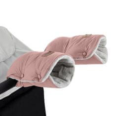 Petite&Mars Set zimný fusak Jibot 3v1 + rukavice na kočík Jasie Dusty Pink