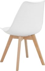 Danish Style Jedálenská stolička Armin (SET 2 ks), plast, biela