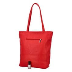 Delami Vera Pelle Luxusná dámska kožená kabelka Jane, červená