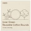 Bambusovo-bavlnené tampóny Inner Green (Reusable Cotton Rounds) 10 ks