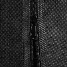 Ruhhy  21744 Dvojitá skriňa na oblečenie 170 x 170 x 45 cm čierna