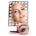 24 LED TOUCH DIMMABLE COSMETIC MIRROR - Rose gold